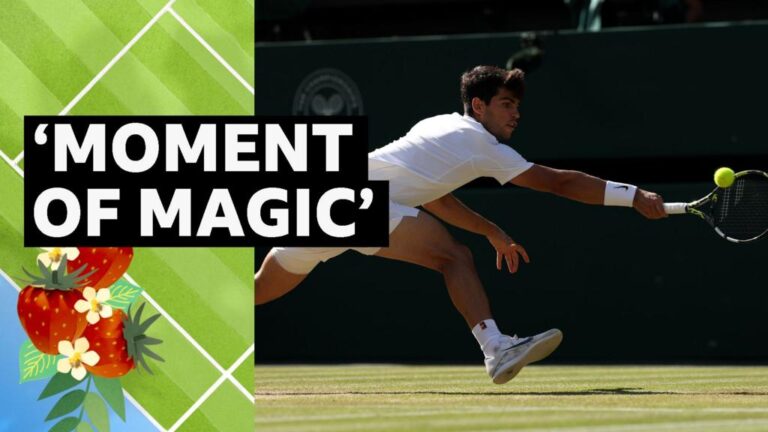 ‘How did he do that?!’ – Alcaraz’s stunning set-point winner