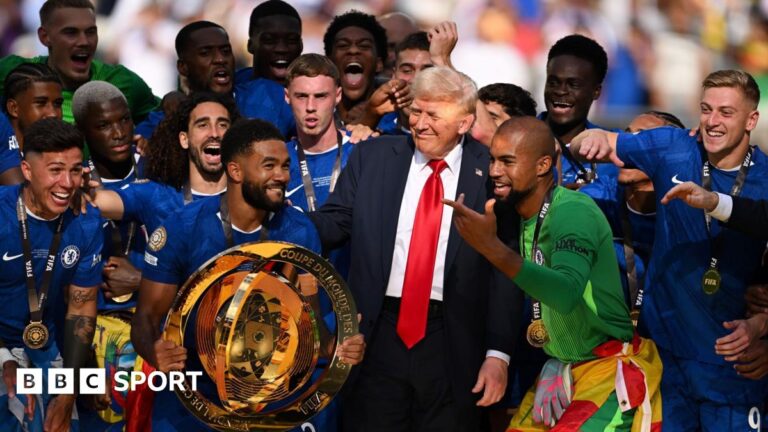 Trump’s Shocking Stage Stunt at Chelsea’s Club World Cup Win
