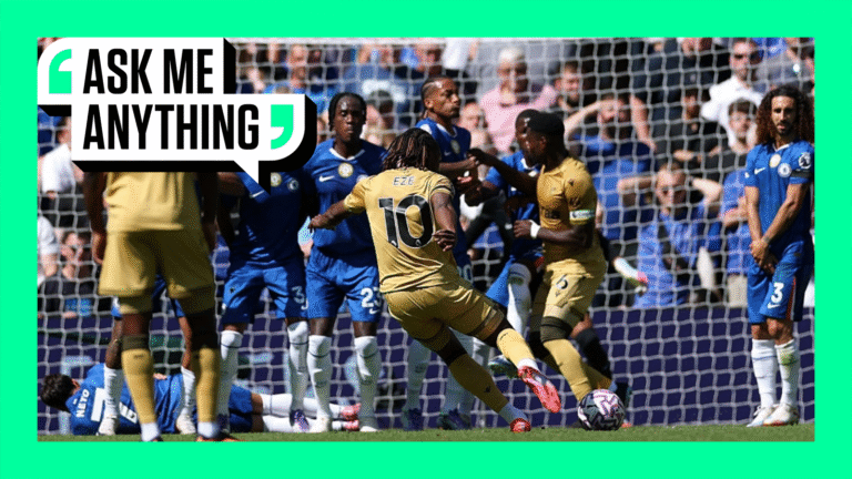 Eberechi Eze’s Stunning Free-Kick Denied by Controversial Rule