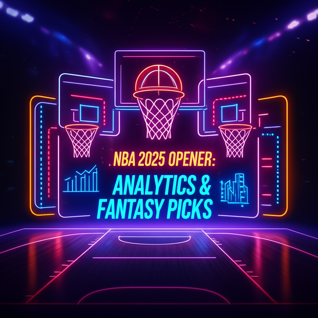 Generate a high-quality, relevant neon-style image prompt for an article about: 
Topic: “{NBA Sea