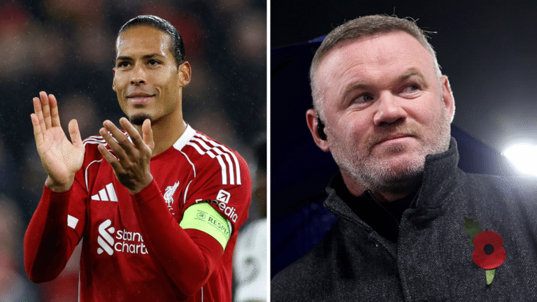 ‘It was over the top’ – Van Dijk and Rooney’s awkward on-air exchange