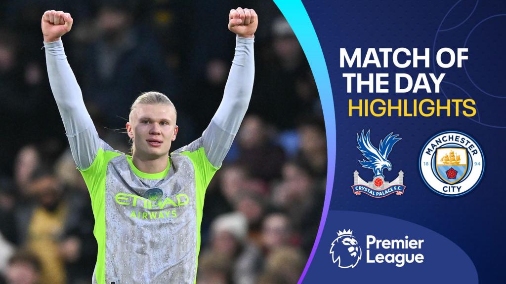 Erling Haaland Brace Powers Manchester City to 3-0 Victory Over Crystal Palace