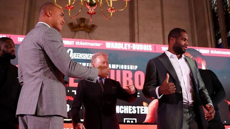 Dubois vs Wardley: Tense London Press Conference Ignites WBO Heavyweight Title Rivalry Ahead of May 9 Showdown
