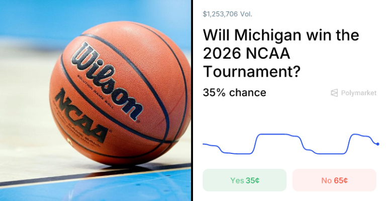 Polymarket: NCAA Tournament 2026 Winner Odds and Live Prediction Markets